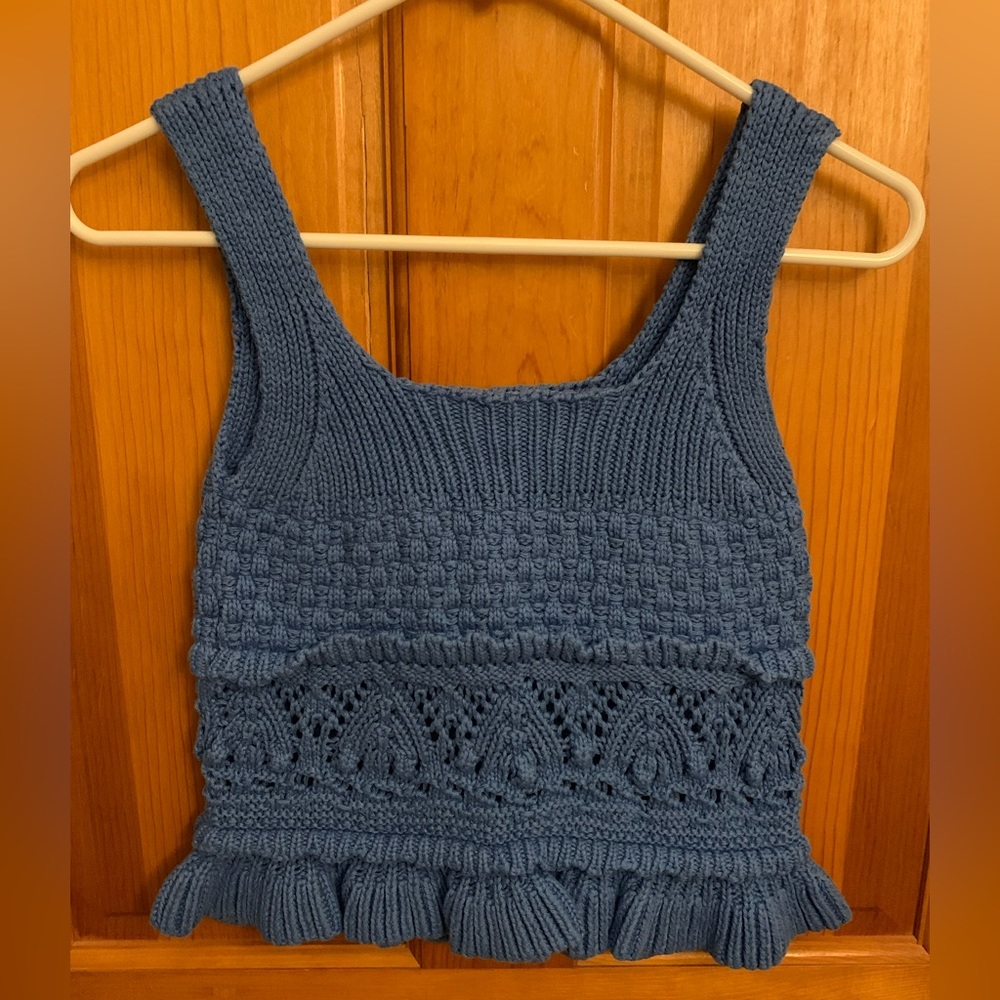 Knit peplum top